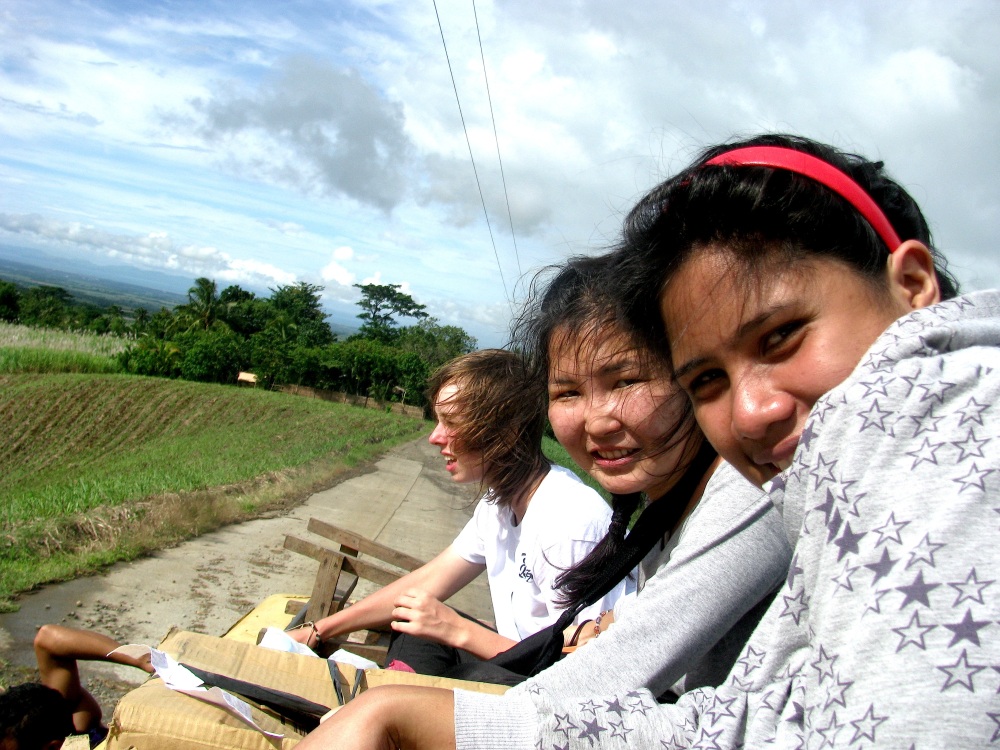 That time we rode on top of the bus in Philippines